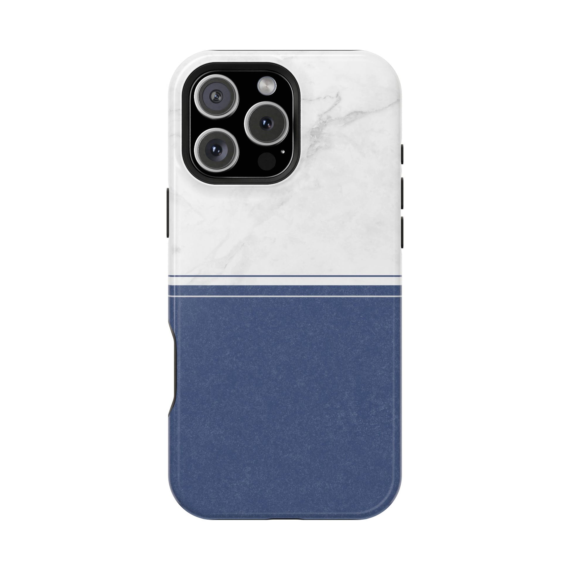 Marble & Blue Duotone