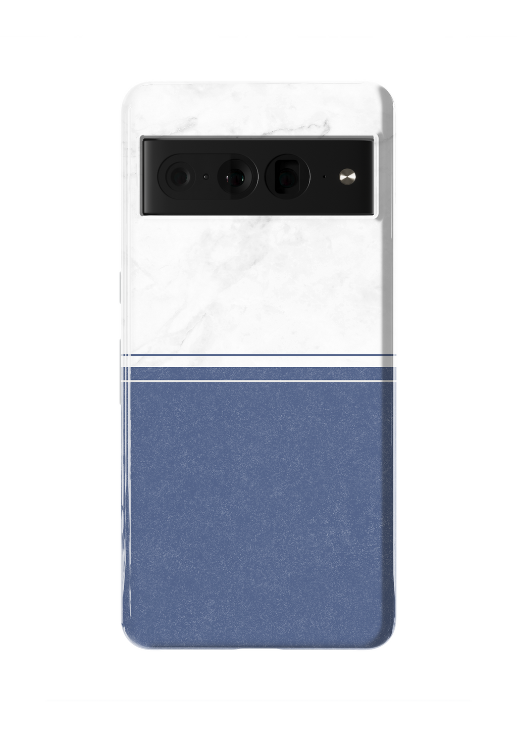 Marble & Blue Duotone