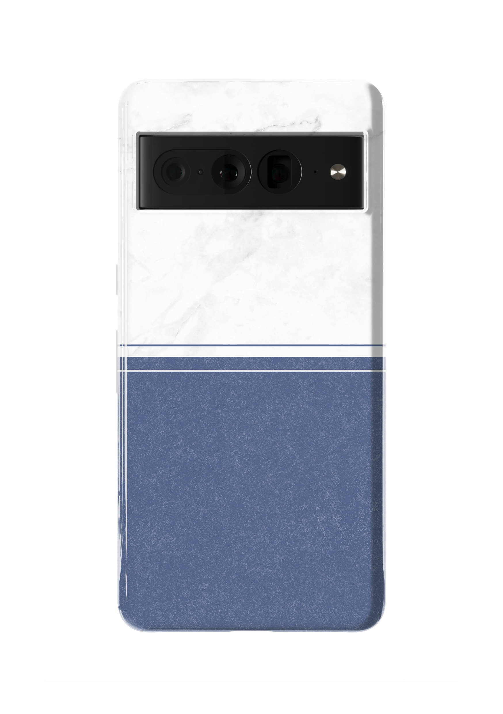 Marble & Blue Duotone