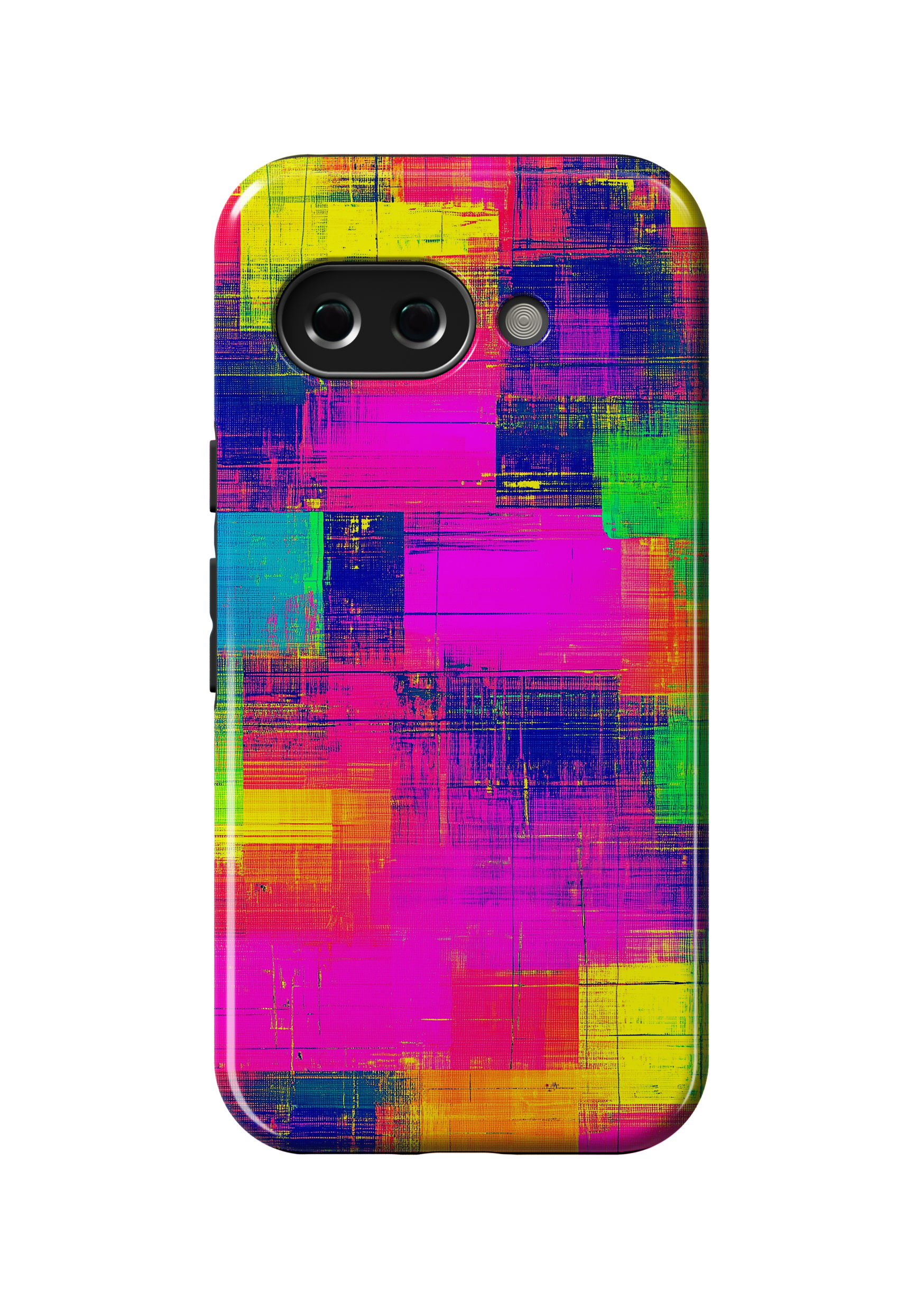 Distressed Color Block