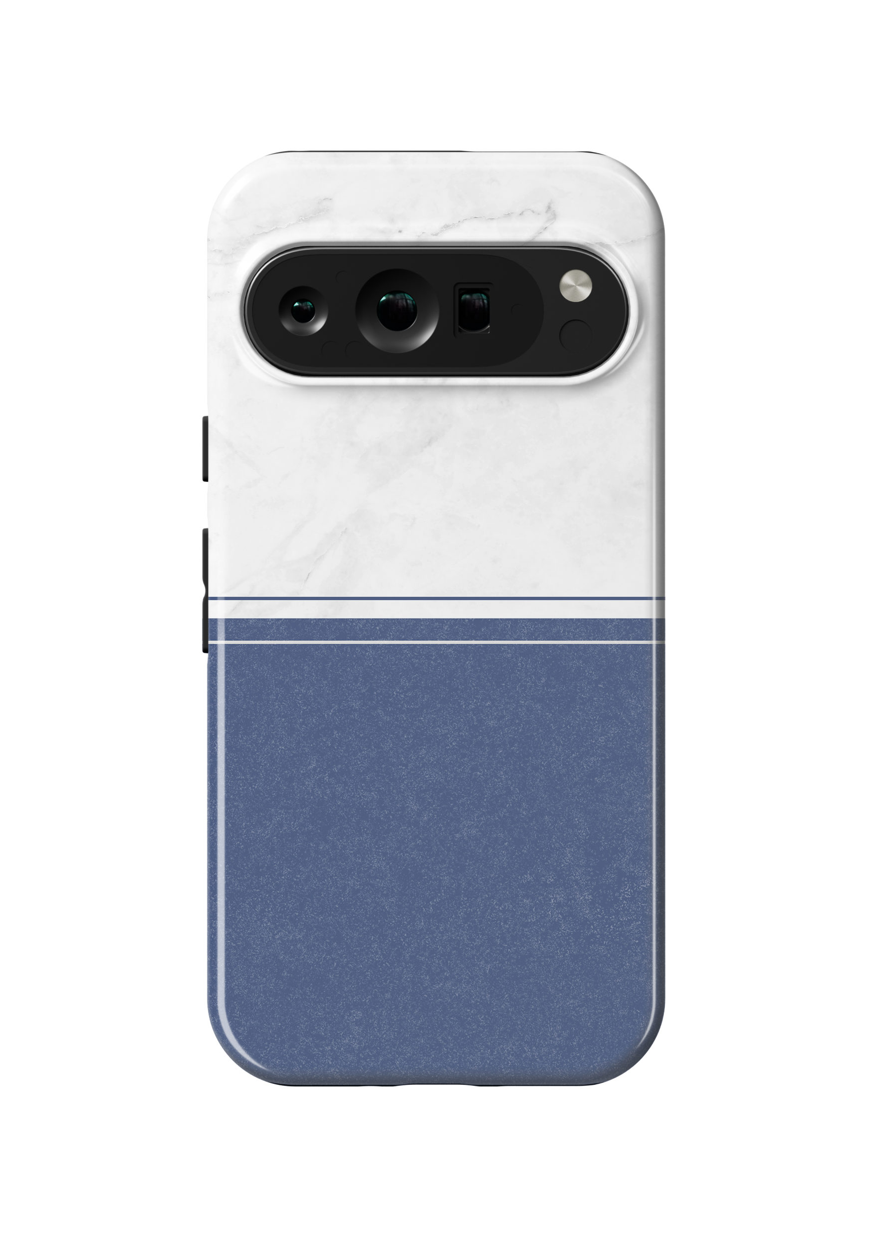 Marble & Blue Duotone