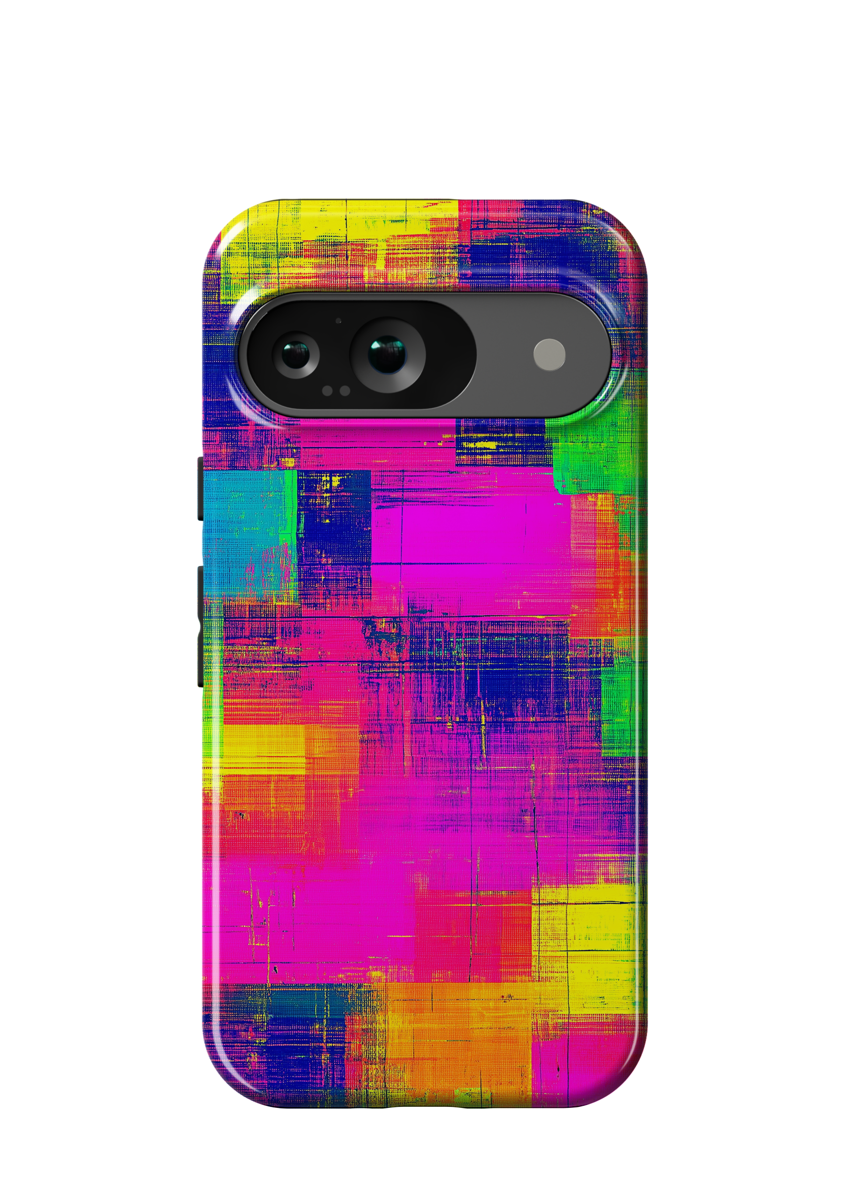 Distressed Color Block