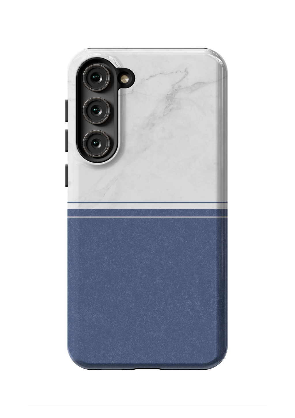 Marble & Blue Duotone