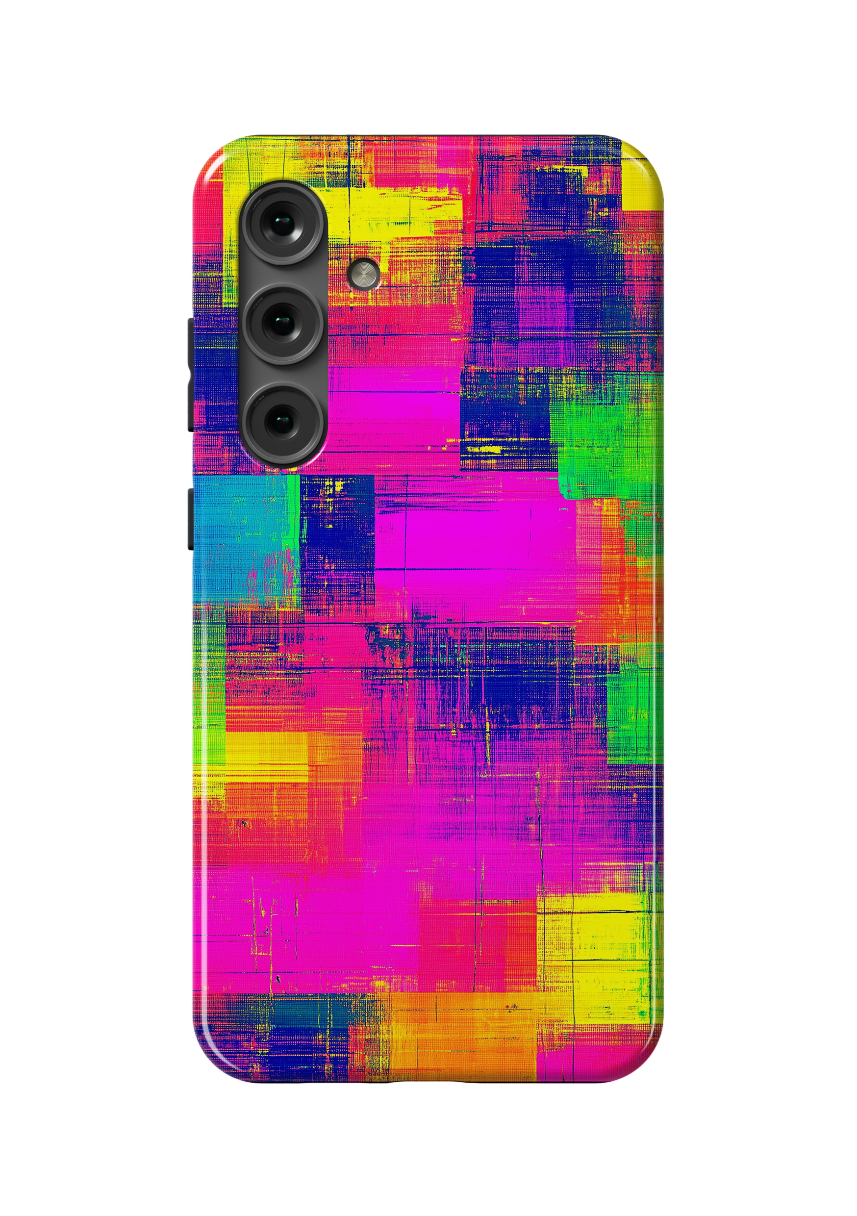 Distressed Color Block