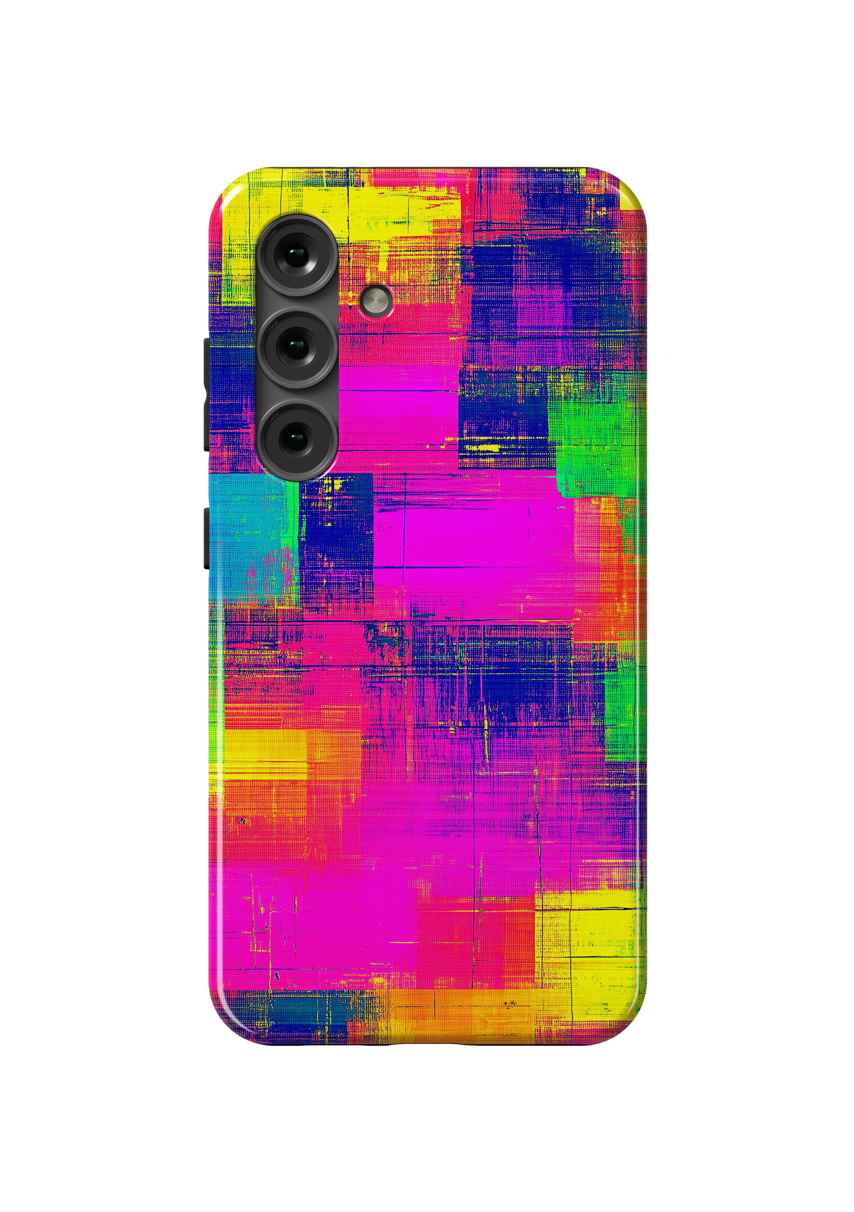 Distressed Color Block