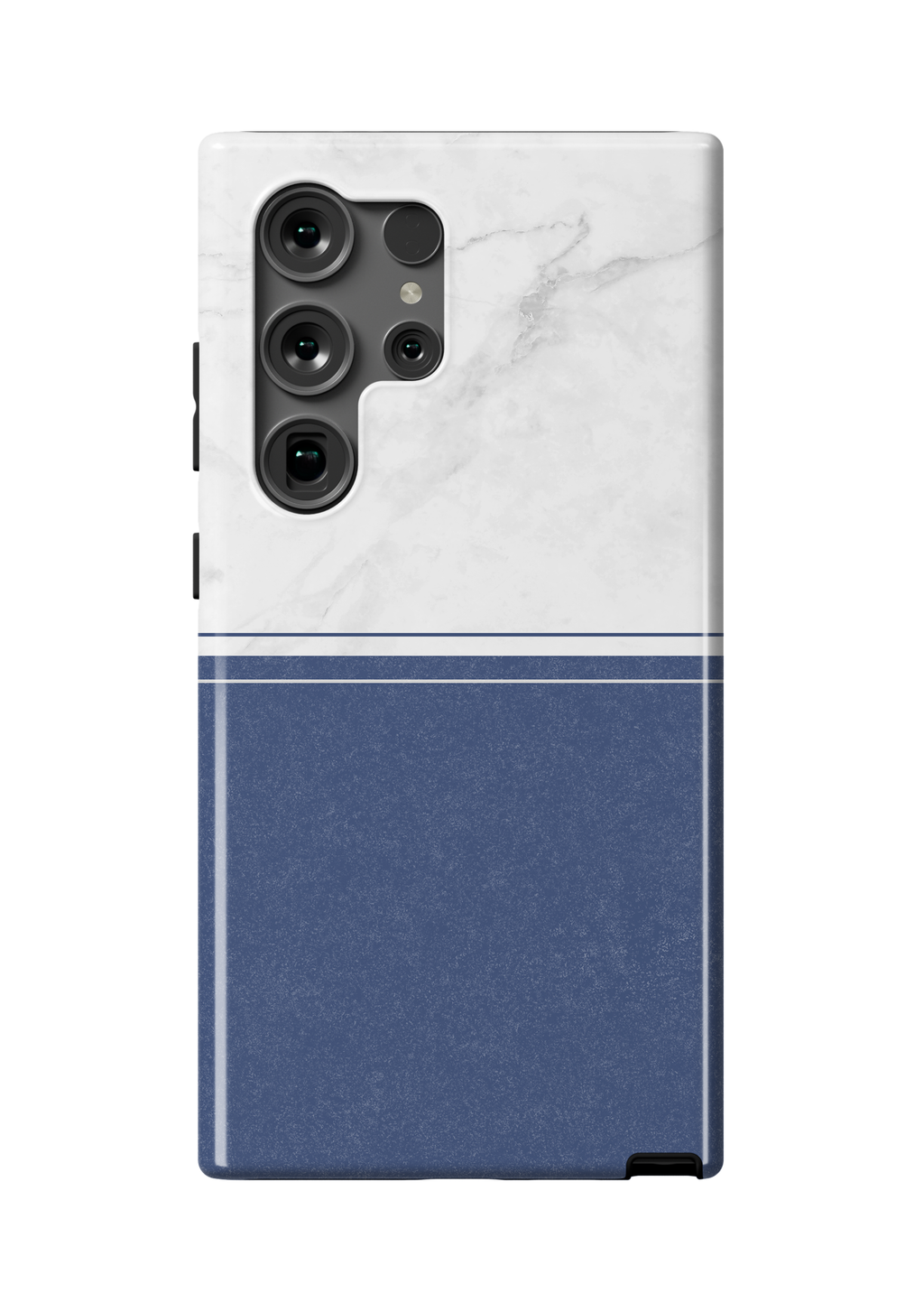 Marble & Blue Duotone