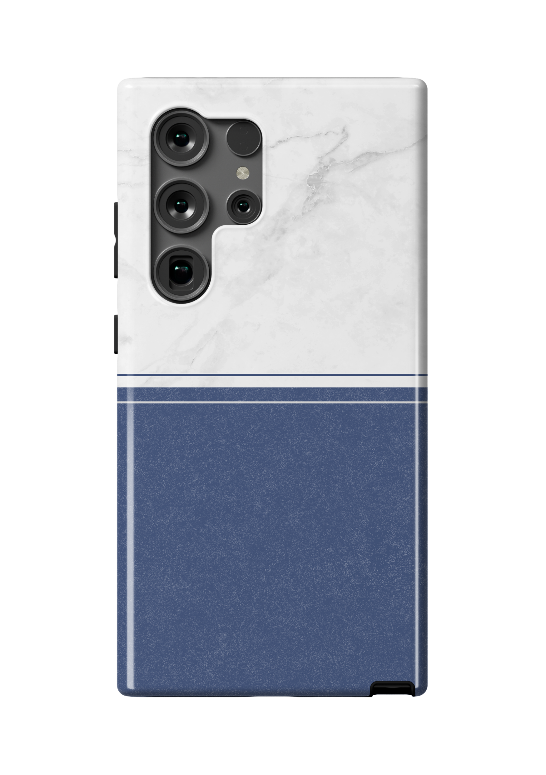 Marble & Blue Duotone