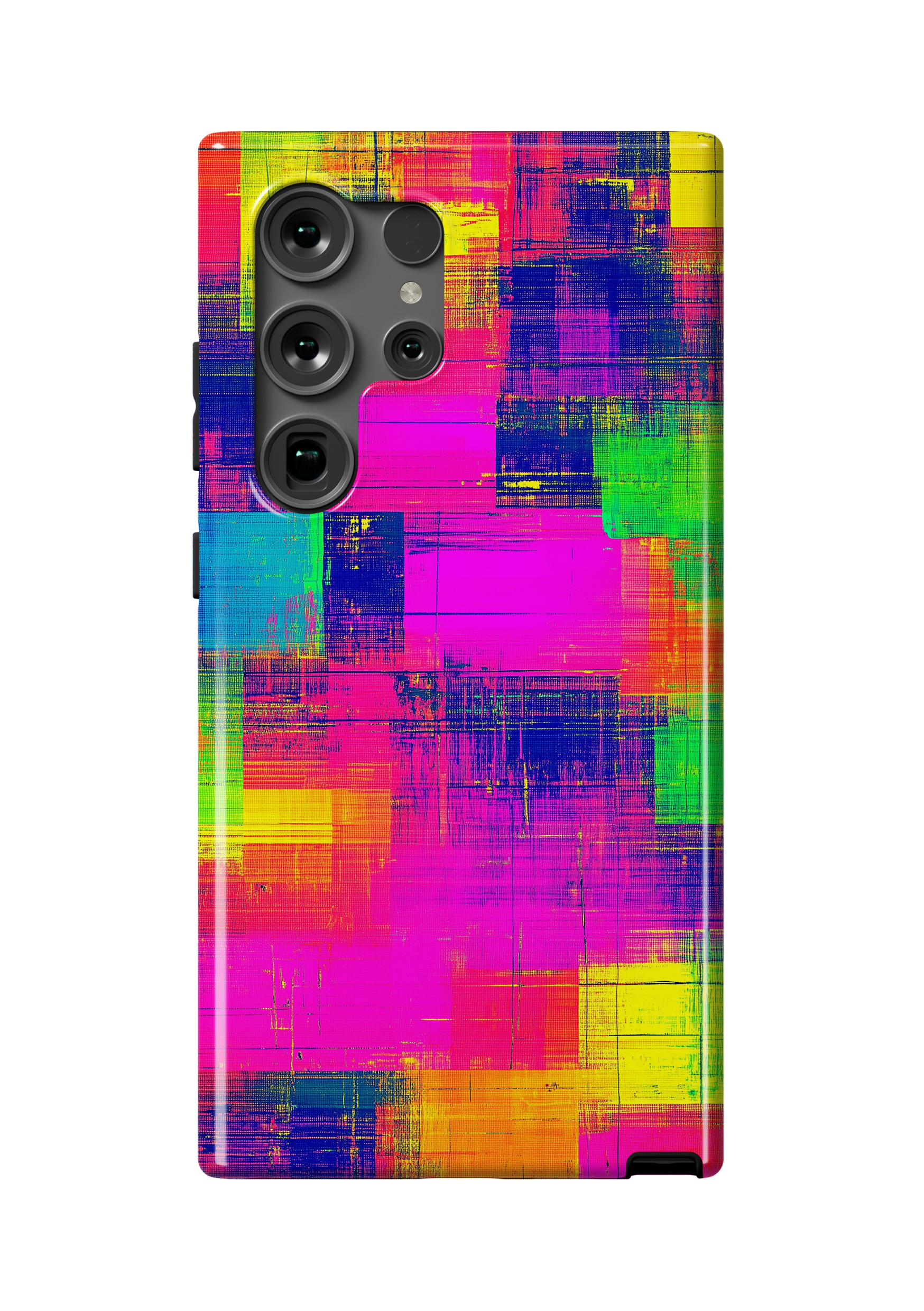 Distressed Color Block