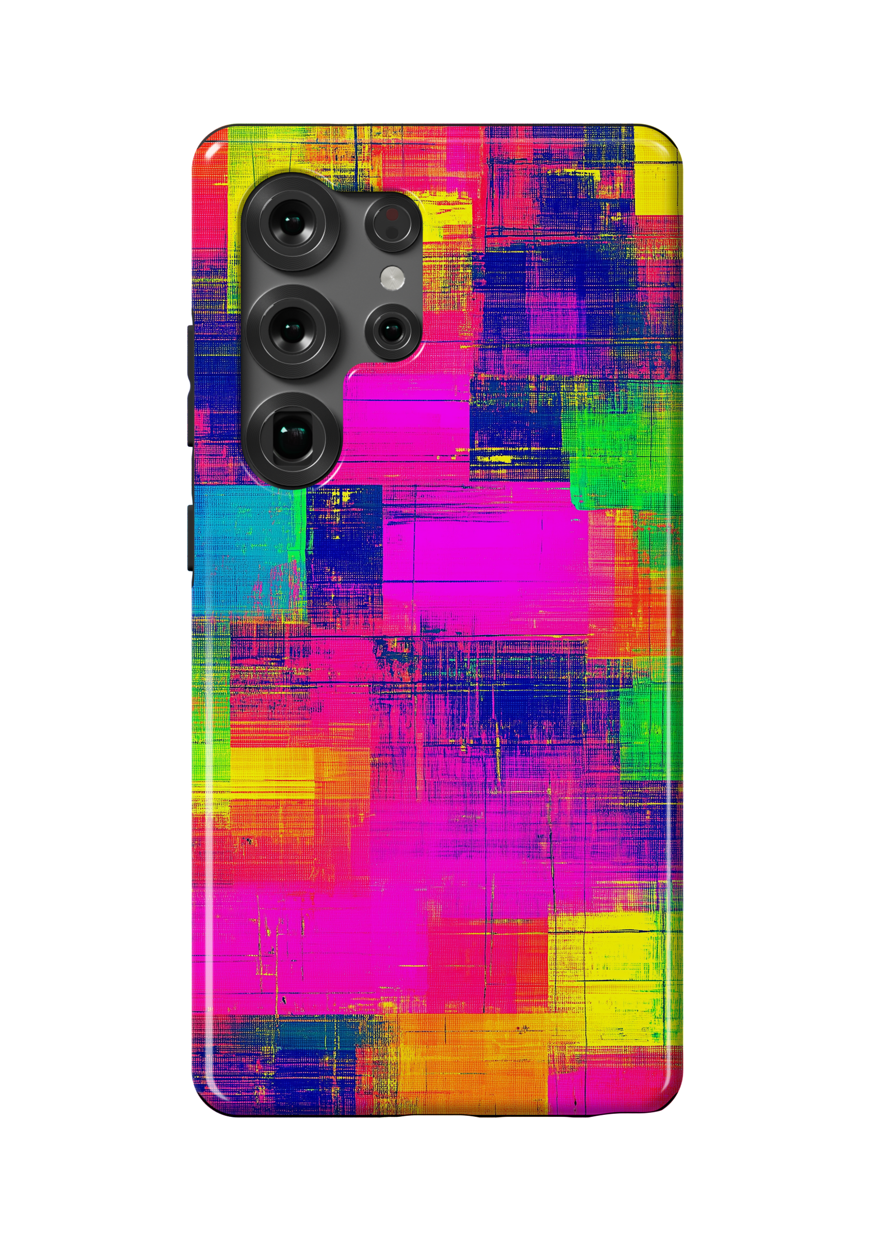 Distressed Color Block