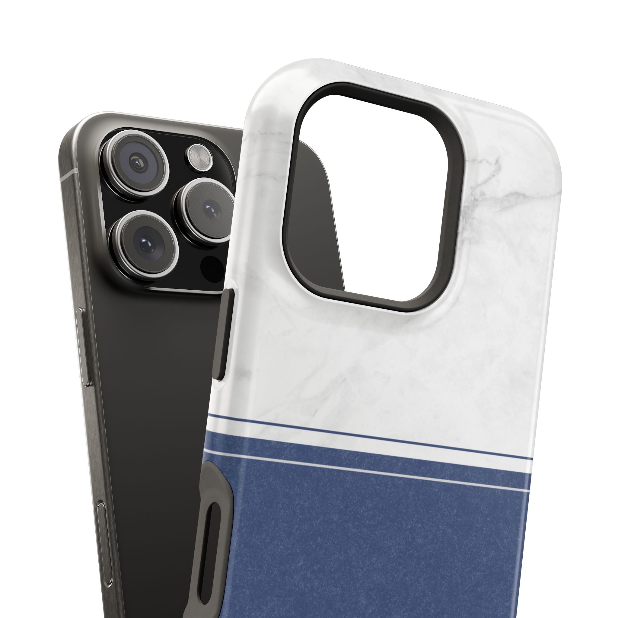 Marble & Blue Duotone